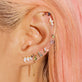 Gradient Unicorn Climber Earrings