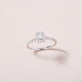 The Greta Ring in White Gold