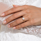 Image of 14K Yellow Gold The Lana Diamond Ring on Models Hand
