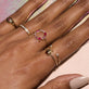 Lucky Garnet Ladybug Ring