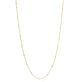 Gold Plated Teeny Ball And Chain Necklace