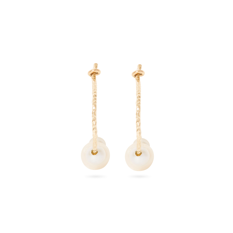 Pearly Trio Hoops