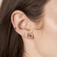 Marquise Ruby and Pink Sapphire Stud