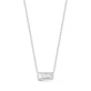 Small Baguette Diamond Necklace - STONE AND STRAND