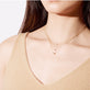 Tiny Round Diamond Necklace - STONE AND STRAND