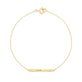 Bar Bracelet with Diamond