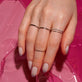 Superfine Diamond and Platinum Band