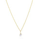 Birthstone And Diamond Pendant Necklace
