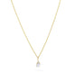 Birthstone And Diamond Pendant Necklace