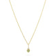 Birthstone And Diamond Pendant Necklace