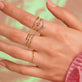Curve Gold Band
