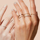 Curve Gold Band