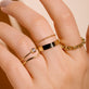 Curve Gold Band