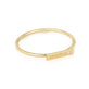 Mama Bar Ring with Diamond - STONE AND STRAND