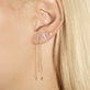 Teeny Diamond Star Threader Earring