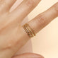 Thin Gold Chain Link Ring