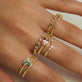 Thin Gold Chain Link Ring