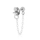 Tiny Bead Chain Earring - Stone & Strand